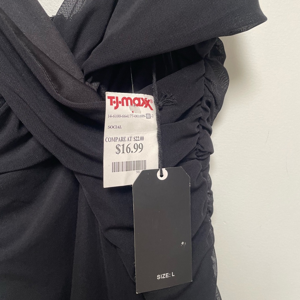 T.J.Maxx Black Midi Dress - Picture 3 of 6